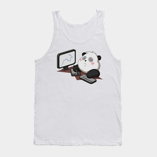 Digital Art Panda Tank Top